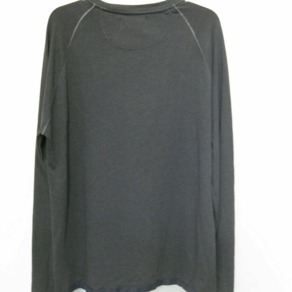 M. Singer NWT Gray French Terry Henley Shirt Large - Picture 7 of 7